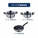 Bateria 5pc Ind Soria Preto