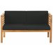 Beliani Conjunto lounge Madeira de acácia PACIFIC Castanho