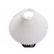 Beliani Candeeiro de mesa JIKAWO Branco/ Preto