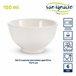 Conjunto de 6 porcelanas redondas multiusos coleção VESSIA Branco