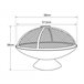 Cook'in Garden - braseiro de ferro fundido TOGETHER Preto