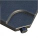 Base para Chapéu de Sol de 4 Peças HDPE Outsunny 50x50 Preto