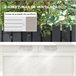 Abrigo de Jardim Aço Galvanizado e PP Outsunny Cinza