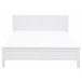 Beliani Cama com estrado Pinho OLIVET 189x208 Branco
