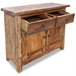 Aparador buffet mueble consola mueble de almacenaje madera maciza Castanho