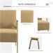 Poltrona Individual poliéster, espuma, aço, painel multicamadas Castanho