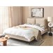 Beliani Cama Bouclé MELLE 155x240 Bege
