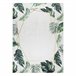 ANDRE 1168 Tapete Monstera sai cubo antiderrapante 120x170 Branco