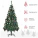 Árvore de Natal Artificial PVC e Metal HOMCOM, casa - natal Verde