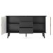 APARADOR WILLOW 154 Preto/ Creme