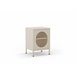 Mesa de cabeceira DIORA 60x40x35cm 1 porta Creme