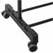 Rack para roupas Donkey Icare com rodas extensíveis Preto / Cinza