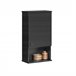 Armário de banho de parede com 1 porta BZR25-W SoBuy 40 Preto