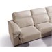 Chaise longue pele WILLY Bege