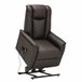 Poltrona relax elétrica pele sintética MAX Chocolate