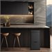 WELL HOME Lixeira com 2 Compartimentos Preto