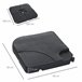 Base para Chapéu de Sol de 4 Peças HDPE Outsunny 50x50 Preto