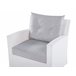 Beliani Conjunto lounge Ratan sintético MARINO Branco