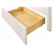 Beliani Cama com armazenamento Poliéster VITTEL 214x98 Bege