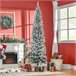 Árvore de Natal PVC e Aço HOMCOM, casa - natal Multicor