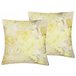Beliani Almofada decorativa PACHIRA Amarelo