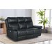 Sofá THEA 3 lugares relax elétrico pele Sofá THEA 3 lugares relax elétrico pele Preto