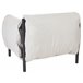 Beliani Conjunto lounge ESPERIA Cinza Claro