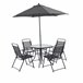 Set de jardim ROMA cor cinza escuro Cinza