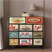 Max Home Vintage Cómoda de 11 gavetas em tecido Multicor