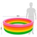 Piscina insuflável INTEX 4 aros coloridos 168x46 cm - 617 l Multicor