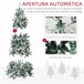 Árvore de Natal HOMCOM 830-751V01GN Verde