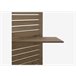 Biombo ESTANTE madeira 170x125x37cm Castanho
