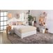 Cama CUORE 135/140x190 cm cor branco Branco