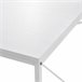 Secretária Stavanger com 4 prateleiras Metal/Aglomerado 120x64 Branco