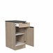Móvel inferior FUMAY 40cm com gaveta e porta Carvalho