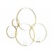 Beliani Candelabro BURU Dourado