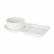 Conjunto de 2 tigelas de porcelana + prato brunch coleção VESSIA Branco