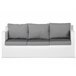 Beliani Conjunto lounge Ratan sintético ROMA Branco
