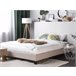 Beliani Cama com estrado Poliéster ROANNE 189x211 Bege