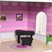 Casa de Bonecas Madeira de Pinho e MDF HOMCOM Rosa
