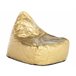 Beliani Pufe DROP Dourado