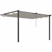 Pérgola de Parede Poliéster e Aço Outsunny Cru