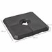 Base Chapéu de Sol HDPE Outsunny 100x100 Preto