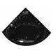 Banheira de interior Beliani TOCOA 146x205 Preto