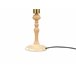 Beliani Candeeiro de mesa COOKS Natural/ Branco