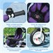 Triciclo Evolutivo para Bebés Poliéster e Metal HOMCOM Roxo