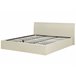 Beliani Cama com estrado Poliéster ORBEY 197x212 Bege