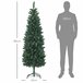 Árvore de Natal Metal e PVC HOMCOM, casa - natal Verde