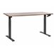 Beliani Secretária ajustável DESTIN III 160x72 Castanho