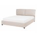Beliani Cama com estrado Poliéster BELFORT 151x212 Bege